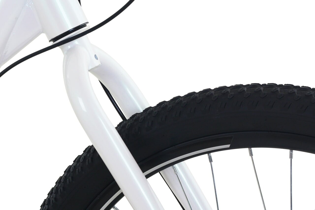 Велосипед Wels Spring (26", рост. 17", белый перламутр, 7 ск, 2023)