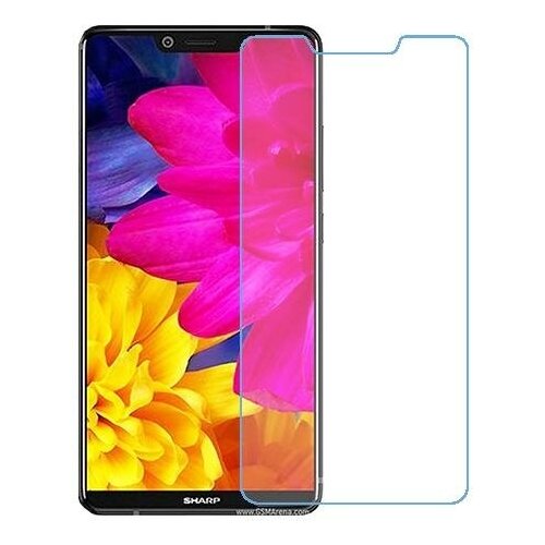 Sharp Aquos D10 защитный экран из нано стекла 9H одна штука