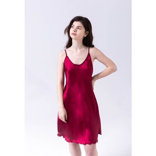 Сорочка Mar Bin, размер 46-48, бордовый сорочка mar bin размер 46 48 фиолетовый