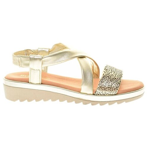 фото Босоножки bonty женские летние, размер 39, цвет золотой, артикул 4936