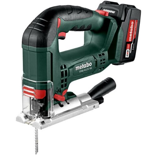 Аккумуляторный электролобзик Metabo STAB 18 LTX 100 5.2Ач х2 кейс