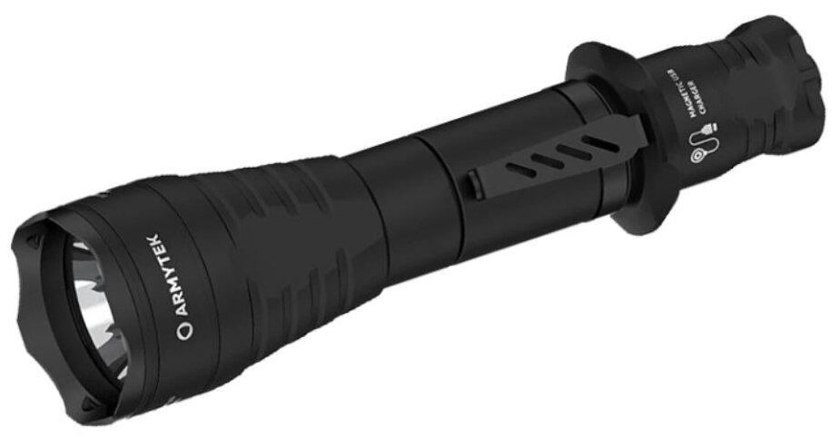 Универсальный фонарь ARMYTEK Predator Pro Magnet USB, черный / белый [f07301c] - фото №13