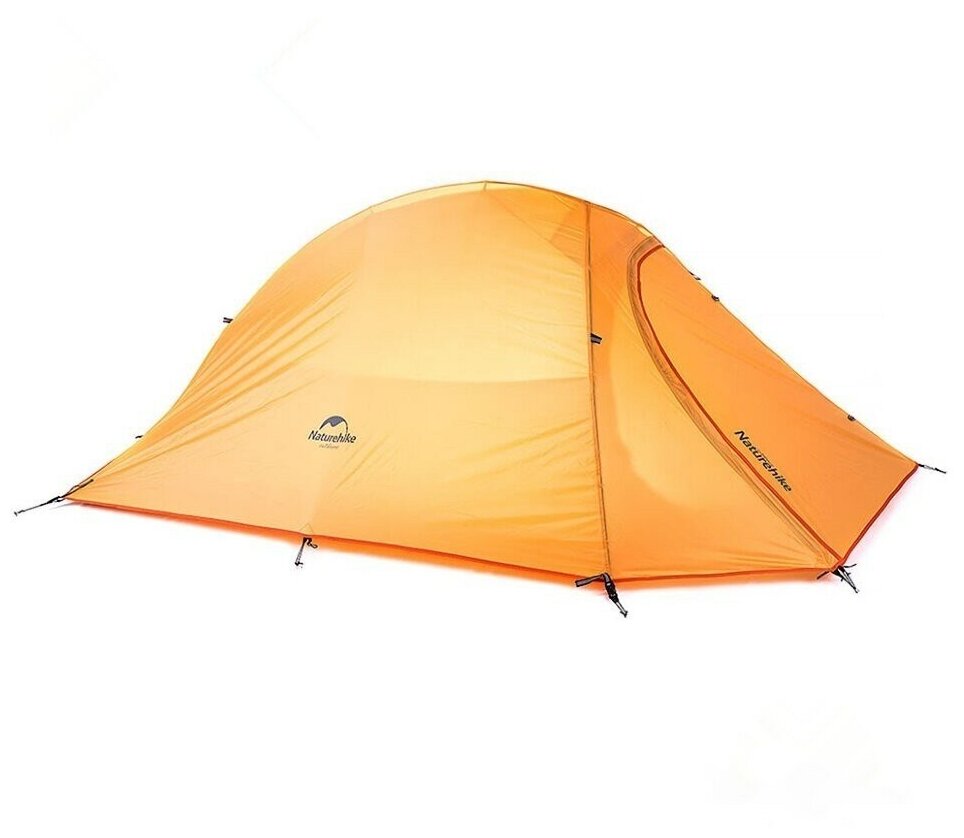 Палатка Naturehike Cloud UP II 210T NH17T001-T двухместная с ковриком, оранжевая
