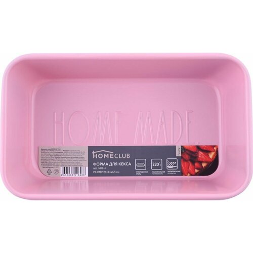 Форма для кекса HOMECLUB Pastry 24х14,6х5см, металл Арт. NBB-4