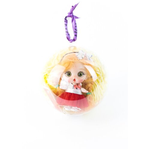 Очаровательная куколка Малышка ооак 8,5 см / Коллекционная кукла для девочек / Куколка пупс