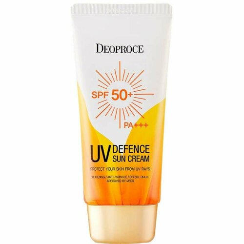 DEOPROCE UV DEFENCE SUN PROTECTOR SPF50+ PA+++ Солнцезащитный крем крем солнцезащитный для лица и тела uv defence sun protector spf50 pa 70г