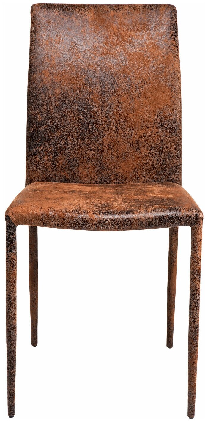 KARE Design Стул Milano, коллекция "Милан" 47*91*61, Микрофибра, Сталь, Фанера, Коричневый