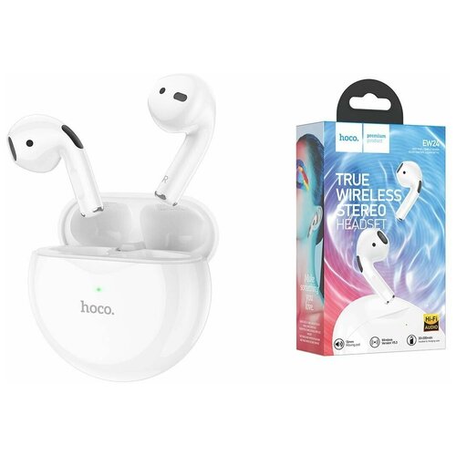 Беспроводные наушники EW24 Assist true BT headset HOCO белые 117300₽