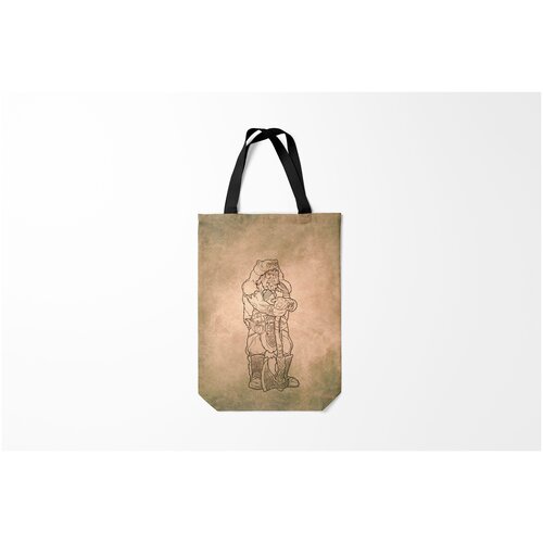 фото Сумка-шоппер / 31х42 см / патриотичные / славянская символика русь burnettie