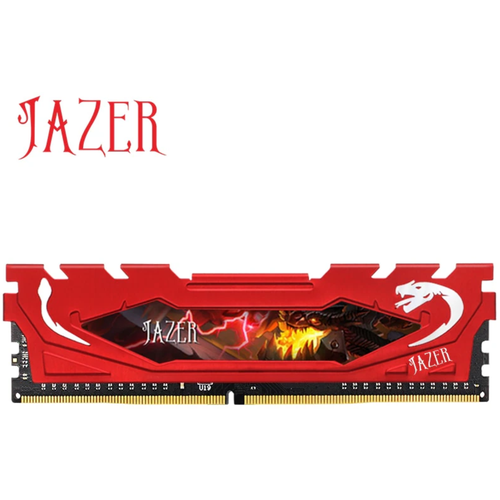 Оперативная память JAZER DDR4 16 Гб 3200 МГц, красный