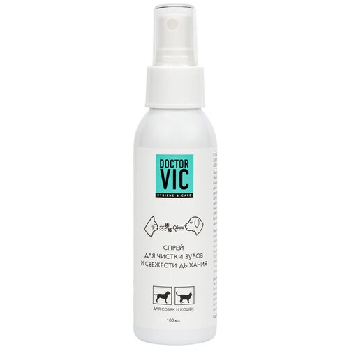 Спрей Doctor VIC для чистки зубов и свежести дыхания собак и кошек, 100 мл