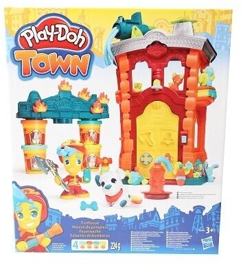 Play-Doh Город Игровой набор Пожарная станция B3415EU4 Hasbro