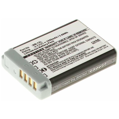 Аккумулятор iBatt iB-B1-F447 1250mAh для Canon NB-13L,