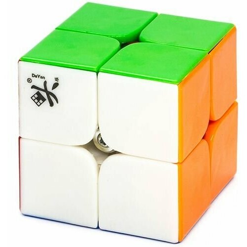 Скоростной Кубик Рубика DaYan 2x2 Zhanchi 50mm / Головоломка для подарка / Цветной пластик