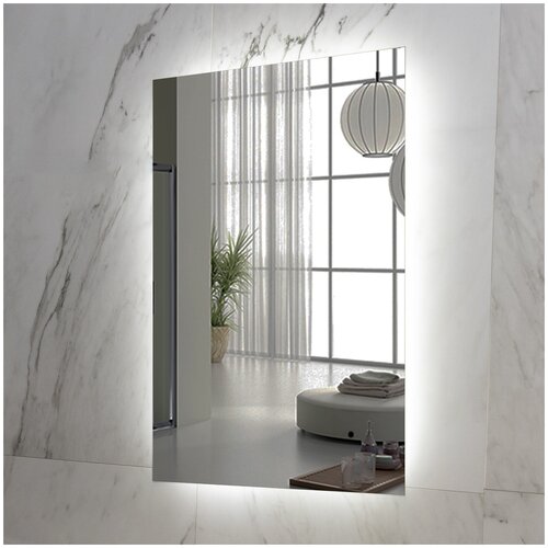 Зеркало La Tezza с LED подсветкой, вкл. бесконтактный сенсор с диммером, 550х800 (ШВ) арт. LT-QN5580-ds