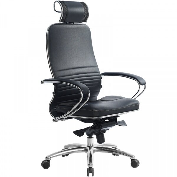 Кресло руководителя Метта Samurai KL-2.04 обивка: экокожа, цвет: черный