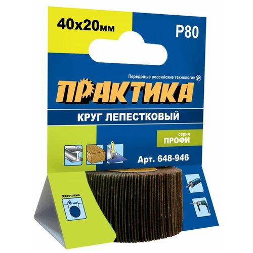 Лепестковый круг для дрели Практика 648-946