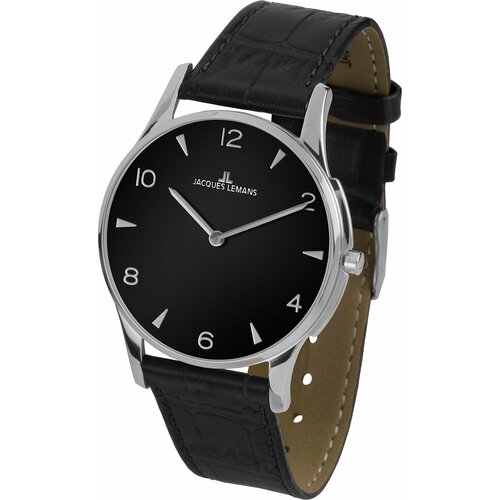 фото Наручные часы jacques lemans classic, черный, серебряный