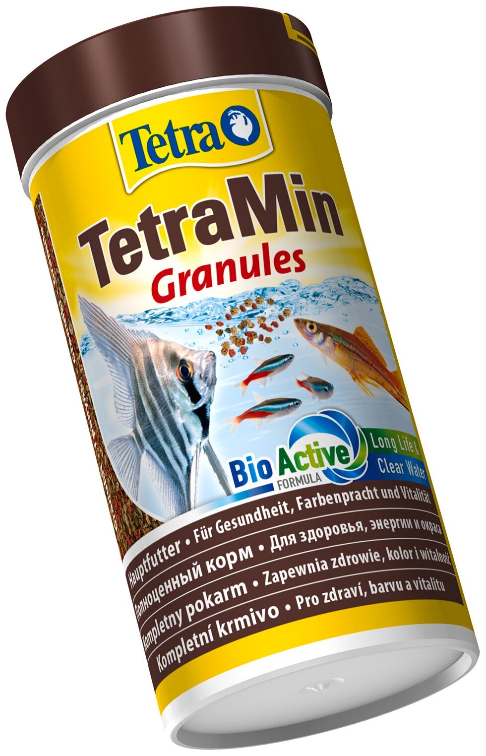 TetraMin Granules Основной корм для всех видов декоративных рыб 250мл (гранулы) - фотография № 8