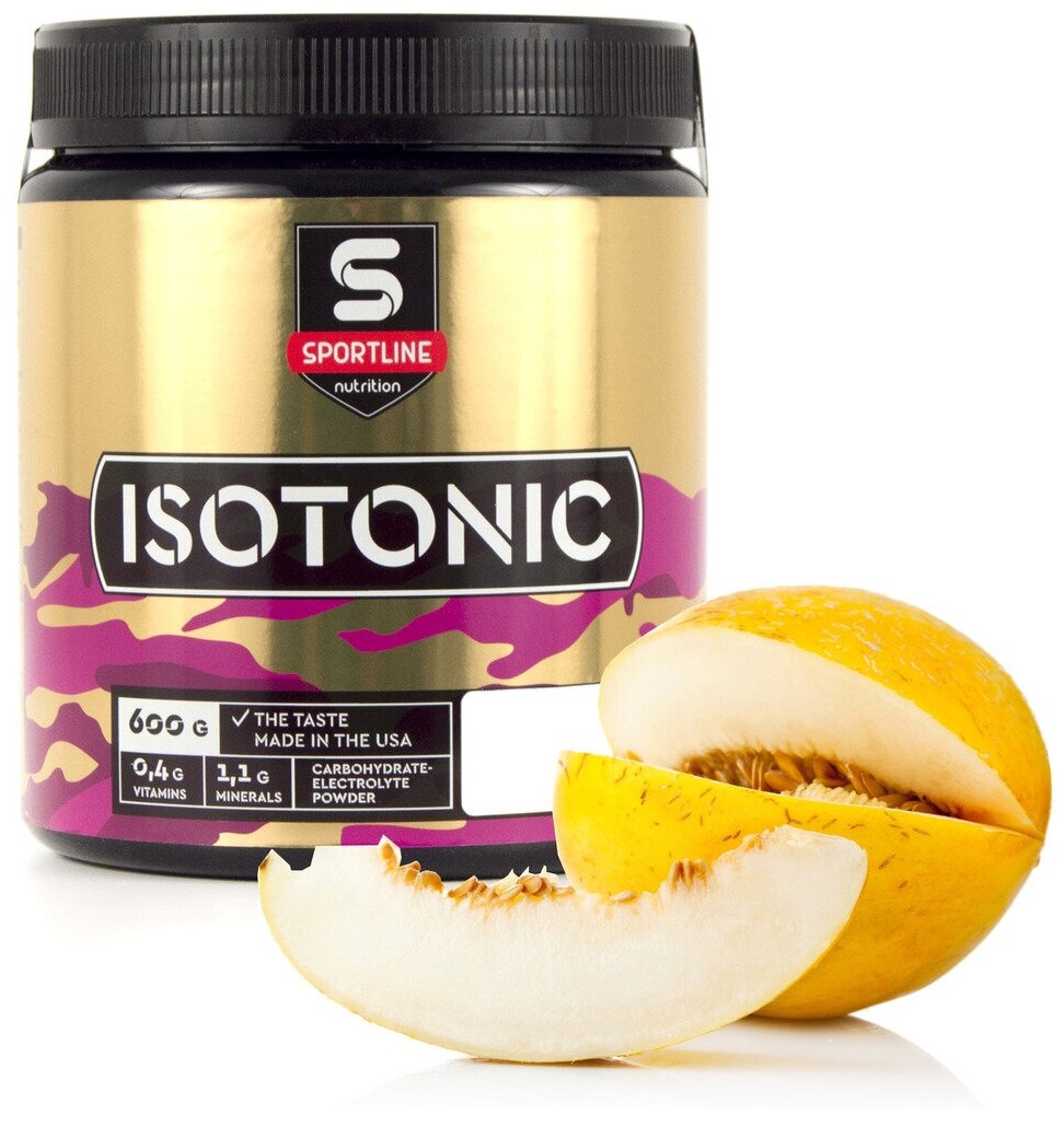 Изотоник SportLine Nutrition IsoTonic 600g (Дыня)