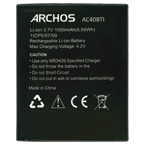 Аккумулятор Archos AC40BTI для Archos 40b Titanium, Archos 40b Titanium Surround