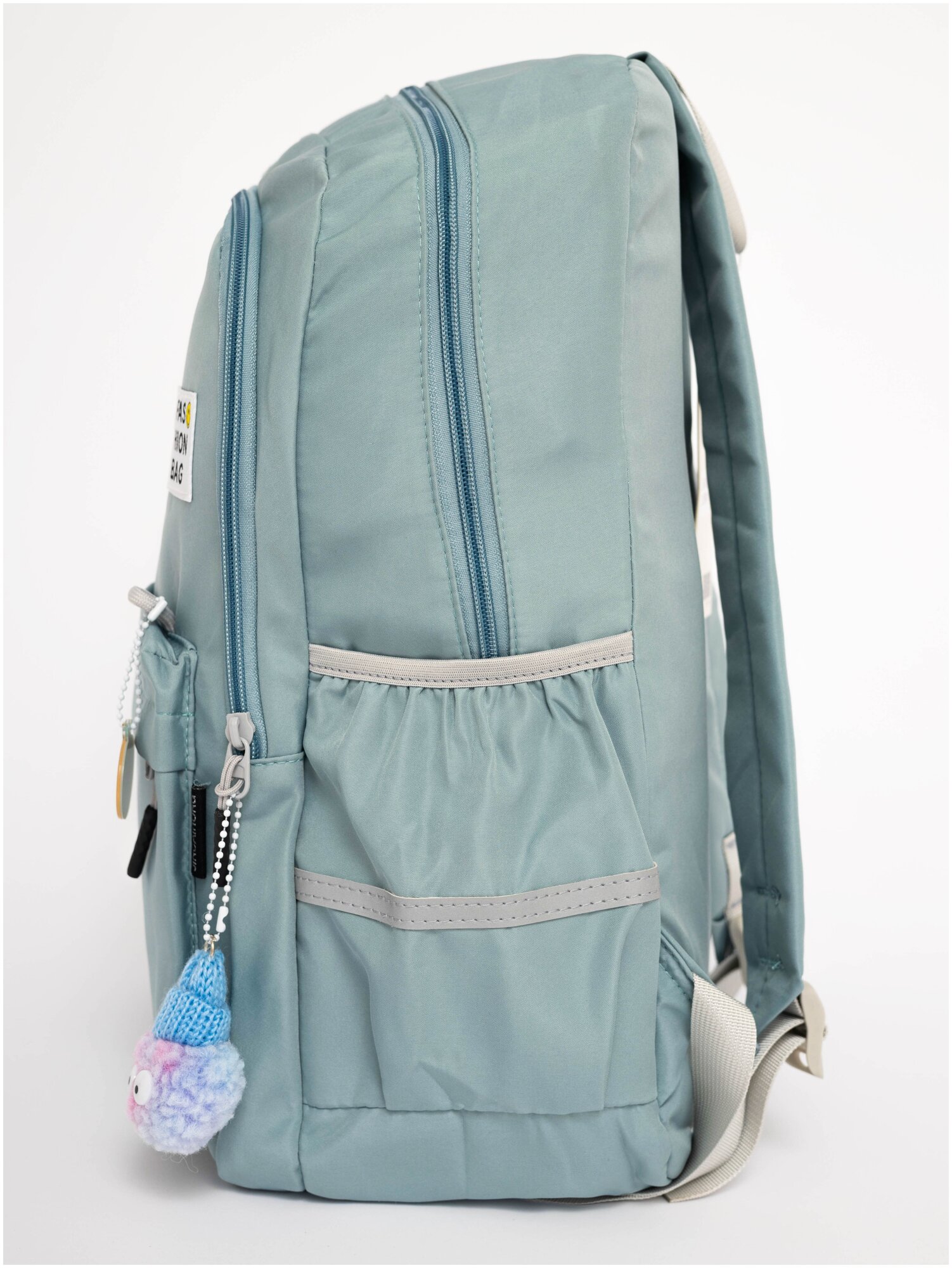 Рюкзак женский текстильный голубой 21 л городской для женщин девушек девочек подростков