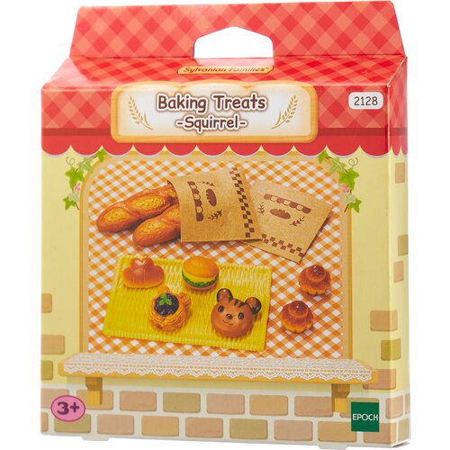 Набор продуктов с посудой Sylvanian Families Выпечка-белочка 2128