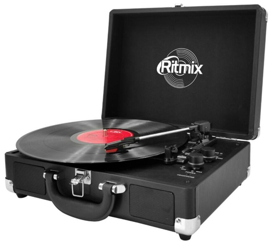 Виниловый проигрыватель Ritmix LP-120B black с Bluetooth