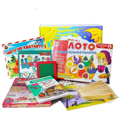 Удивительный МИР 04/03 Б Развивающий набор для детей на возраст 4 года 3 месяца головоломка цвета обучающая