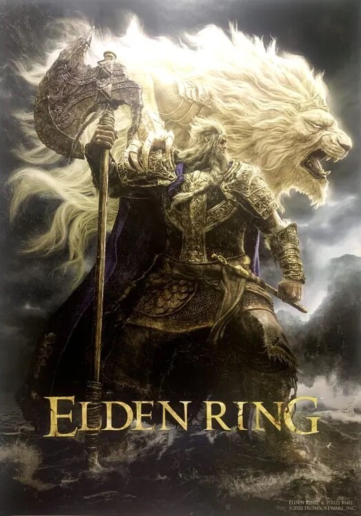 Плакат в тубусе Elden Ring Годфри