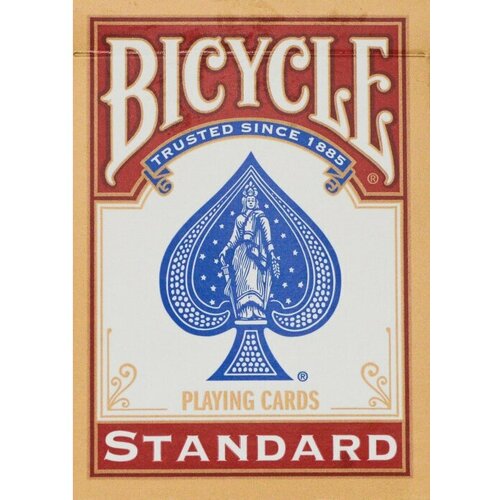 Игральные карты BICYCLE Standard red bicycle игральные карты rider standard index 4 pack 54 шт красный черный 4 шт