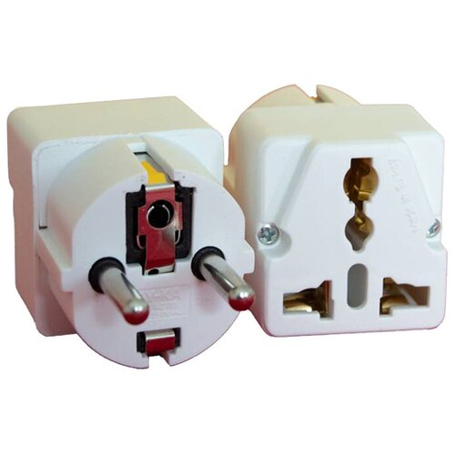 Универсальный адаптер (переходник) 16А, белый