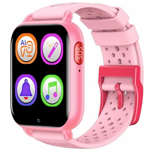 Детские Смарт часы T7 4G Wi-Fi 4-х Ядерный процессор измерением температуры с сим-картой и видеозвонком и GPS-геолокацией розовый 659000₽