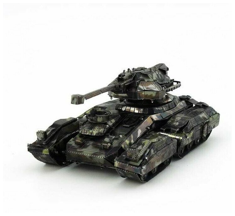 Металлический конструктор / 3D конструктор / Сборная модель Tank M808 (цветной)