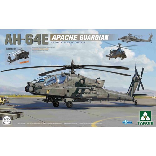 2604 takom вертолет ah mk i apache 1 35 AH-64E Apache (Апач) Guardian 2602 Takom 1:35 Сборная модель вертолета