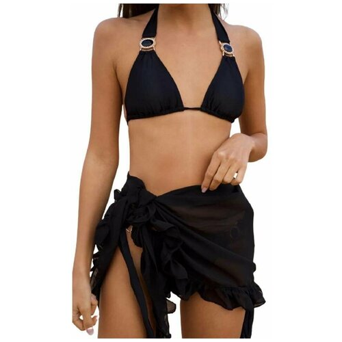 фото Парео, размер универсальный, черный maralex