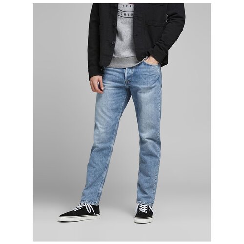 фото Jack & jones, брюки мужские, цвет: голубой, размер: 33/32