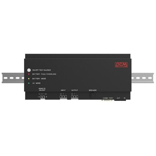 Источник бесперебойного питания Powercom DRU 500VA/300W, DIN Rail, 230V, RS-232, 2 year warranty (1114005)