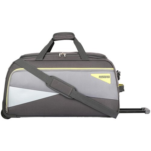 Чемодан American Tourister, текстиль, мультиколор