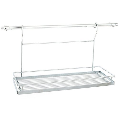 ТДМ Полка на рейлинг Lotti прямоугольная, 1 ярус