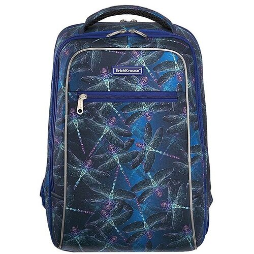 Рюкзак Erich Krause Ученический ErgoLine Urban 18L Neon Dragonflies (54715) рюкзак erich krause ergoline 15l wild cat с пеналом