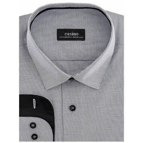 фото Рубашка casino, размер 174-184/39, серый