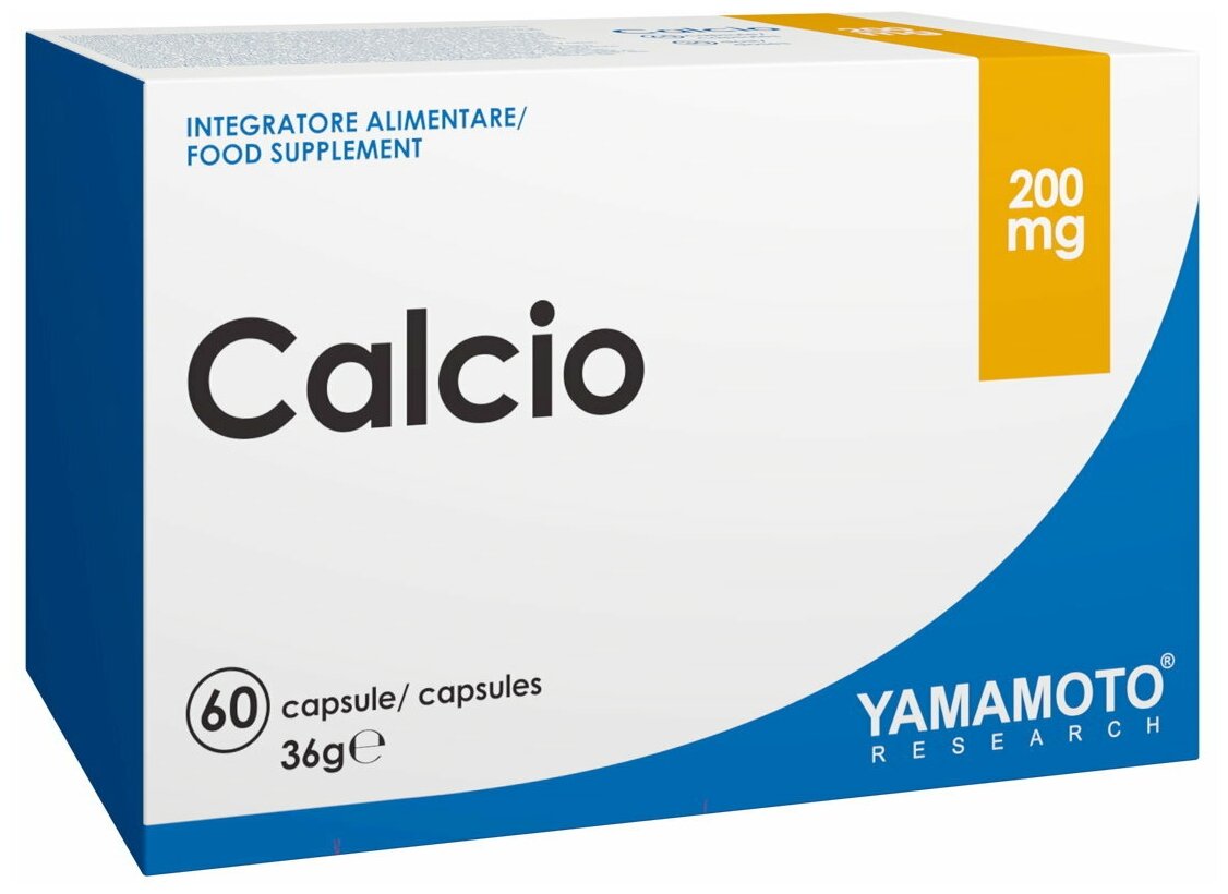 Кальций Yamamoto Research Calcio 60 капсул 200 мг