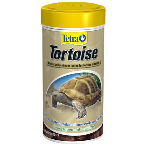 Корм для сухопутных черепах Tetra Tortoise 250 мл, подходит для игуан и других травоядных рептилий любого возраста (3 шт)