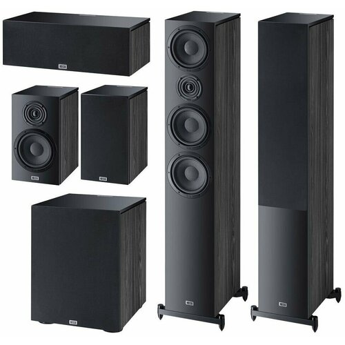 Комплект акустики Heco Aurora 700 Set 51 700300CenterSub black 31160000₽