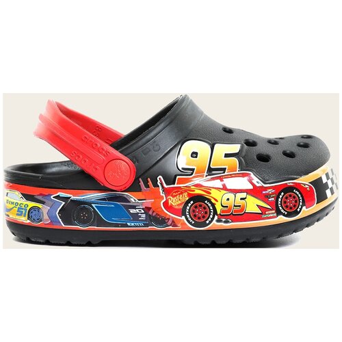 фото Сабо crocs fun lab disney and pixar cars, размер с4 (19-20eu), красный