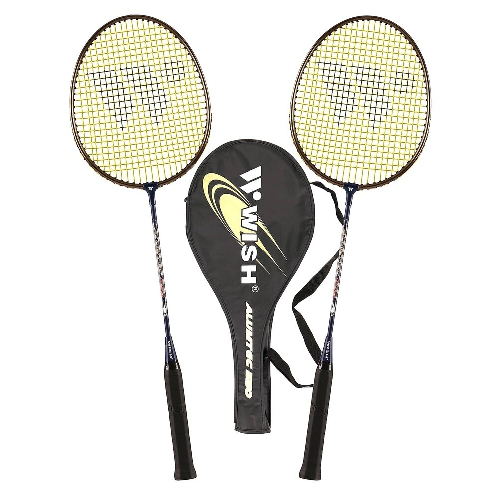 Набор для бадминтона Wish Alumtec 550, 2 ракетки, синий (УТ-00010005)