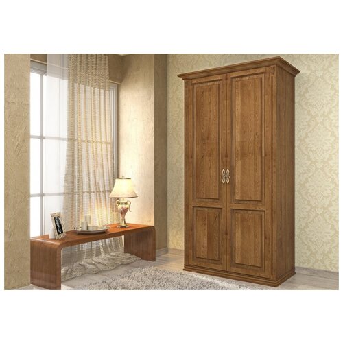 Шкаф распашной с багетом из массива дерева