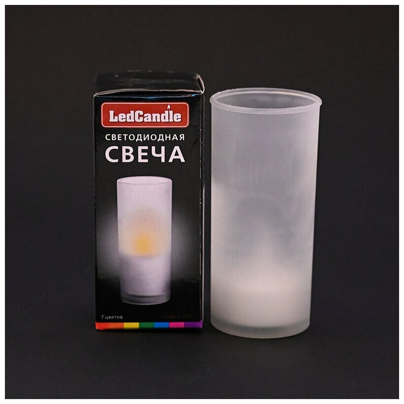 Свеча светодиодная в стаканчике LED Candle - фотография № 2