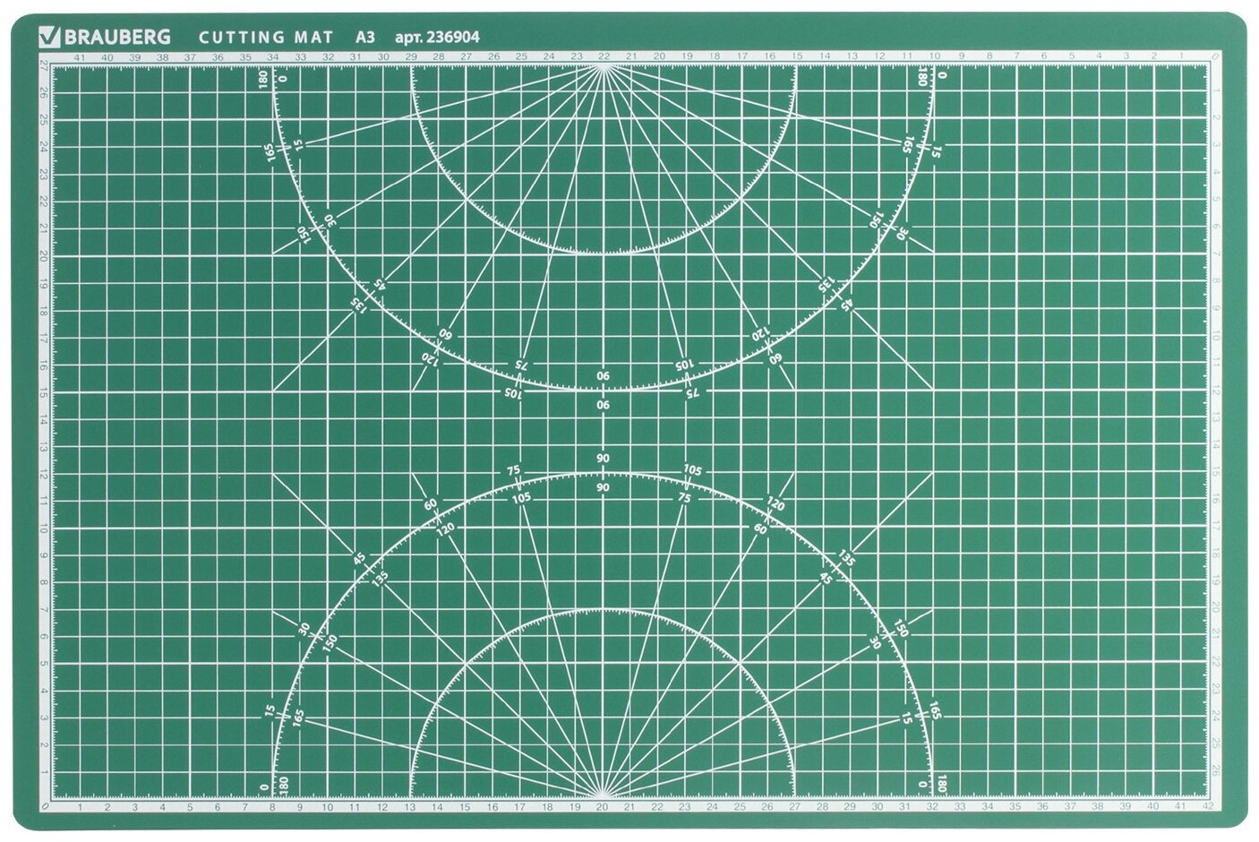 Настольное покрытие BRAUBERG 236904 45х30 см зеленый 1 шт. 45 см 30 см 1 см 3 мм 575 г - фото №7
